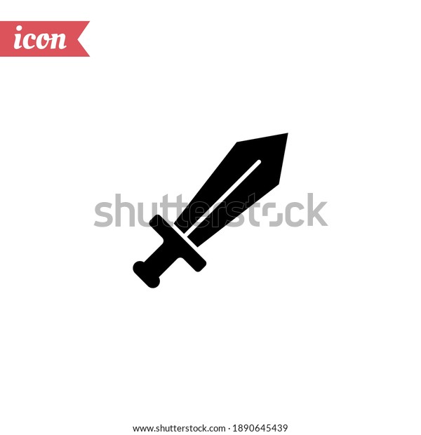 Sword Icon Vector Illustration Eps 10 Stock Vector (Royalty Free ...