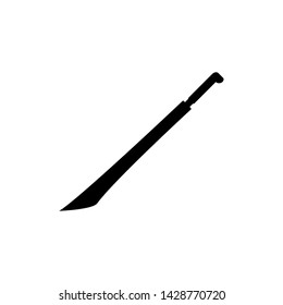 Sword Icon Vector Logo Illustration Template - Vector