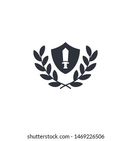 sword icon vector logo template