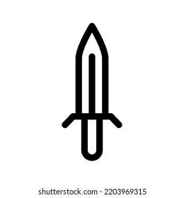 Sword Icon Vector Symbol Design Illustration