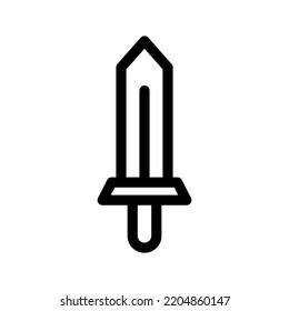 Sword Icon Vector Symbol Design Illustration