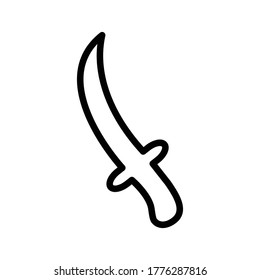 sword icon vector symbol template