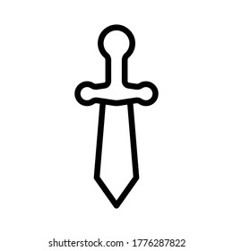 plantilla de símbolo de vector de icono de espada