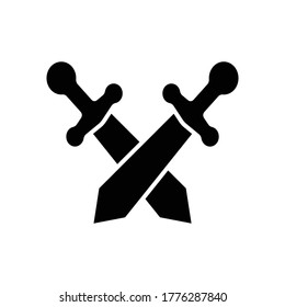 sword icon vector symbol template