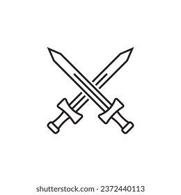 sword icon vector template illustration logo design