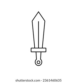 sword icon vector war sign