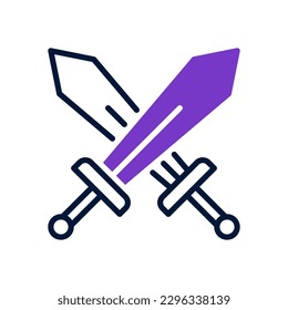 icono de espada para tu diseño de sitio web, logotipo, aplicación, interfaz de usuario.