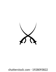 icono de la espada,mejor icono plano del vector.