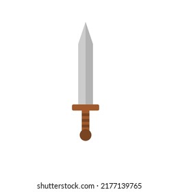Ilustración de espadas. Icono de espada guerrera. Arma para luchar en la guerra