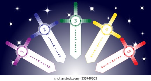 sword info-graphic background