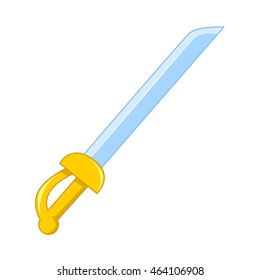 sword isolated illustration on white background