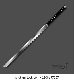 sword isolated on white background , Military sword ancient weapon design silhouette, European straight swords., vector illustration, Daggers and Knifes Hand Drawn.