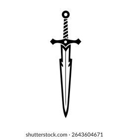 sword isolated on white.sword vector ilustration