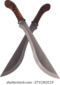 Cavaleiro Espada Velho Brown Vetor Desenho Desenho Desenho Engraçado Bonito Eat Cartoon