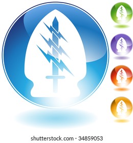 sword lightning special forces icon crystal