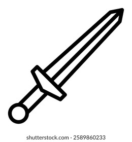 Sword Line Icon Design For Personal And Commercial Use