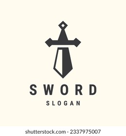 Sword logo design vector template