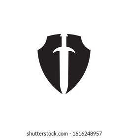 Sword logo icon design vector illustration template