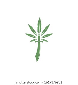 Sword Logo icon vector illustration design template