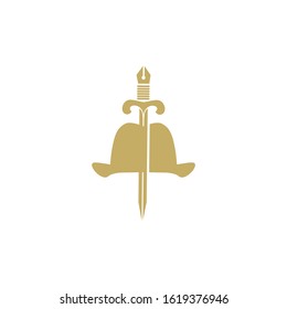 Sword Logo icon vector illustration design template