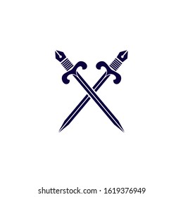 Sword Logo icon vector illustration design template