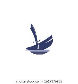 Sword Logo icon vector illustration design template