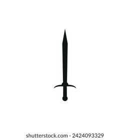 sword logo icon vector illustration