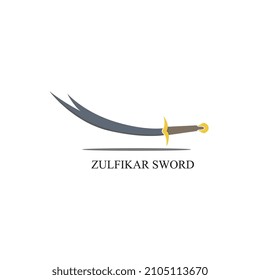 logotipo de la espada y símbolo de imagen vectorial