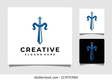 Inspiración de diseño de plantillas de logotipo de espada