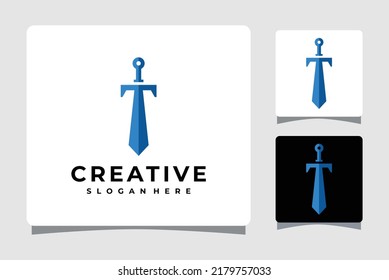 Design der Schwert-Logo-Vorlage