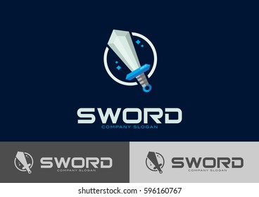 Sword Logo Template Design Vector