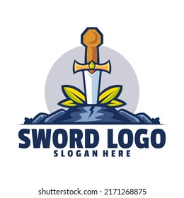 Sword Logo Template Designs Vector