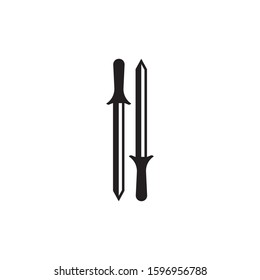 Sword logo template vector icon design