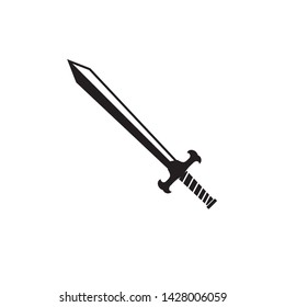 Sword logo template vector illustration