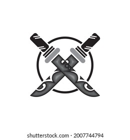 sword logo - vector illustration - best for your business mascot - premium