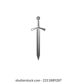 Sword logo - vector illustration, sword logo emblem design. Suitable for your design need, logo, illustration, animation, etc. 