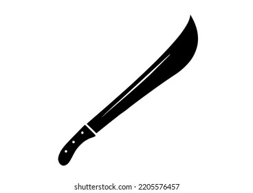 Sword, Machete, Isolated On White