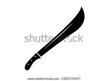 Sword, Machete, isolated on white