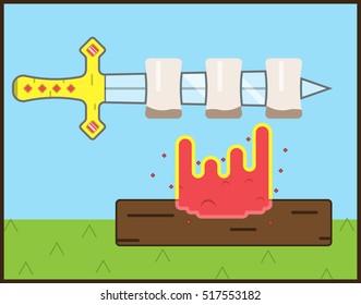 sword marshmallow roaster