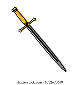 Sword medieval weapon