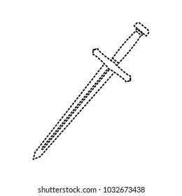 Sword medieval weapon