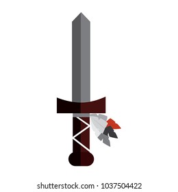 sword native american indian weapon