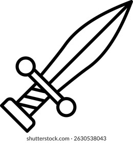 Sword Novo Vetor de Design de Ícone Criativo