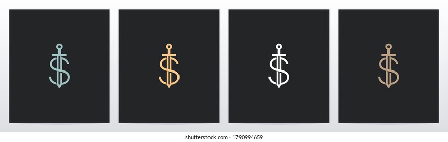 Sword On Letter Logo Design S