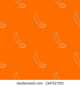 Sword pattern vector orange for any web design best