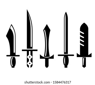 sword and rapier vector illustration