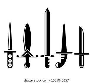 sword and rapier vector illustration