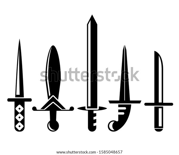 Sword Rapier Vector Illustration Stock Vector (Royalty Free) 1585048657 ...