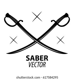 Sword Saber Katana Weapon Vector Illustration 