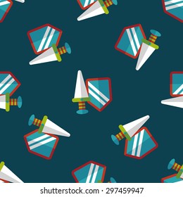 Sword and Shield flat icon,eps 10 seamless pattern background